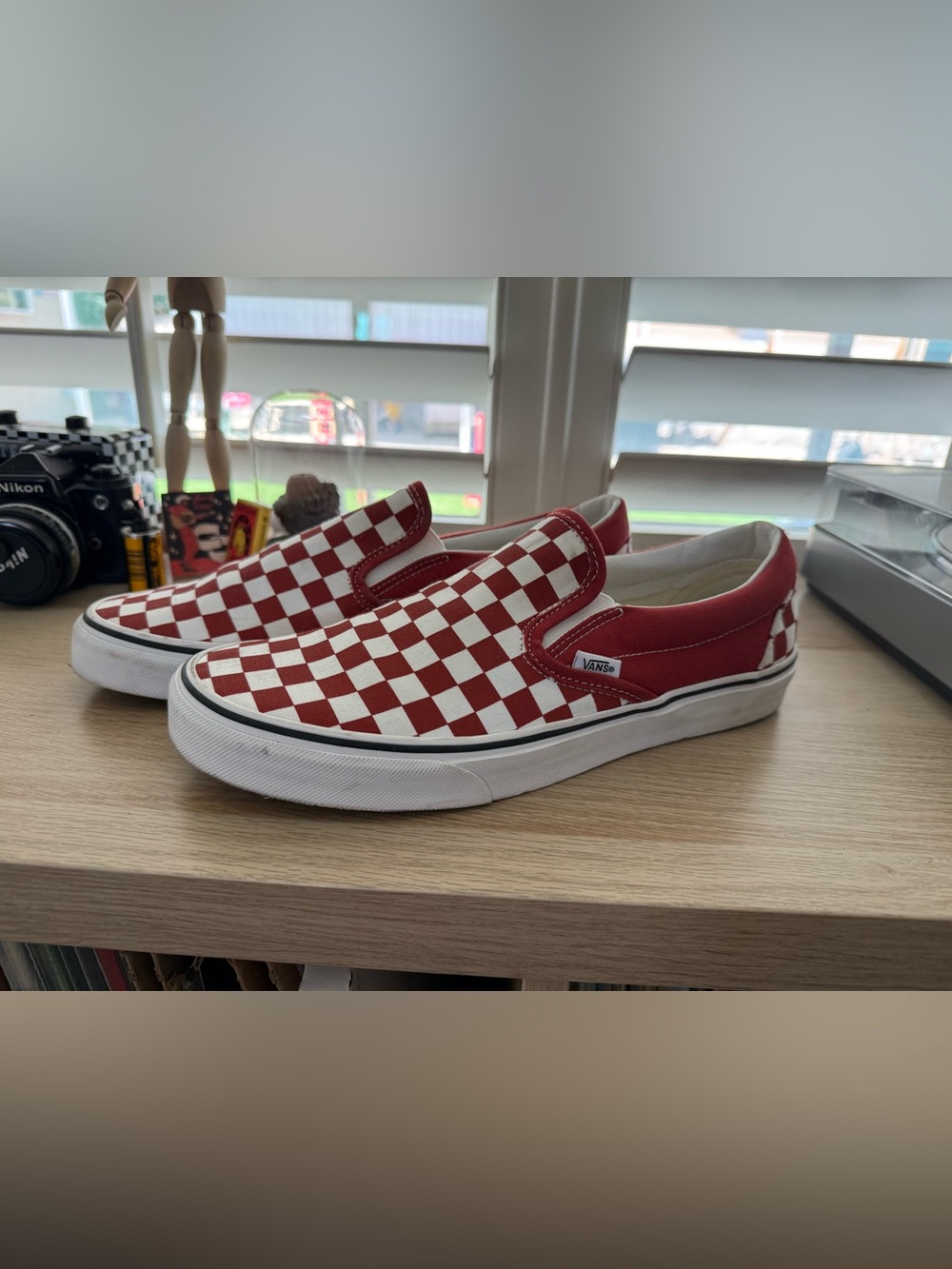 Vans Checkered Slip Ons